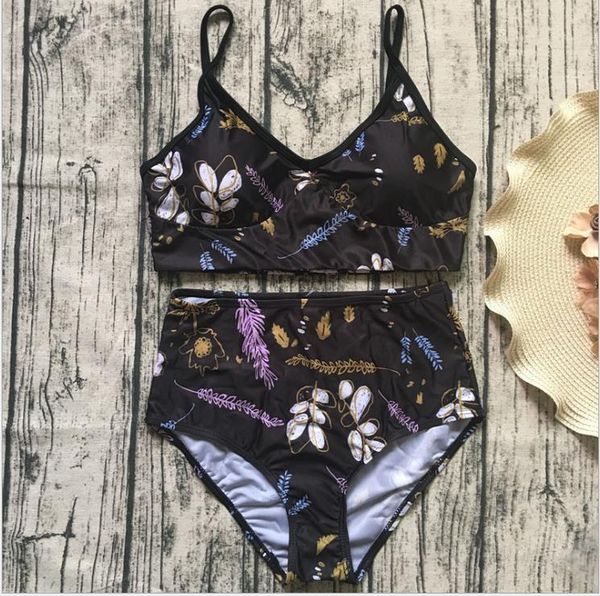

printed bikini for women's split swimsuit