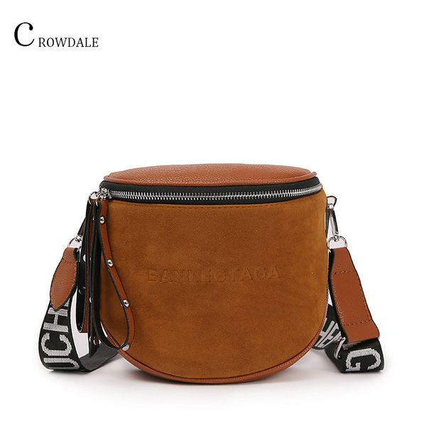 

shoulder bag crossbody bag for women messemger bags pu leather fashion leisure lady semicircle saddle
