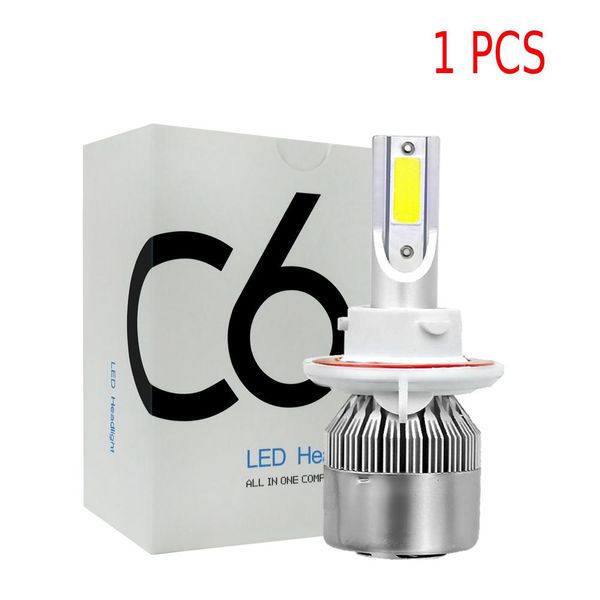 

1pc 36w universal auto bulbs c6 car led headlights 6000k automoble night white light travel car turn signal light accessories