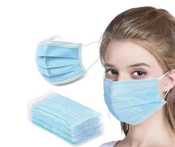 

dhl ship profession3 ply nonwoven facial er blue non woven dustsafety mask 3vs8