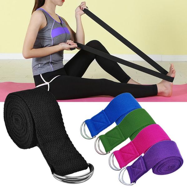 

adjustable belt sport yoga stretch strap d-ring belt gym waist leg fitness exercise gym equipment