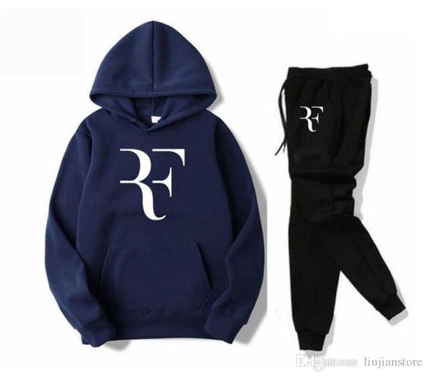 

mens designer letter printed костюмы зима твердого капюшон пуловер наборы повседневных мужские спортивные костюмы, Gray