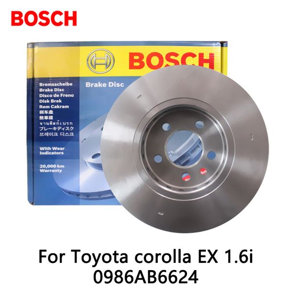 

2pieces/set car front brake disc for corolla ex 1.6i 0986ab6624