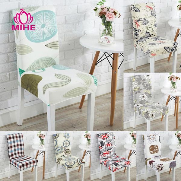 

modern print chair cover dining stretch chair case spandex elastic sofa car kitchen seat cover wedding banquet yzt02