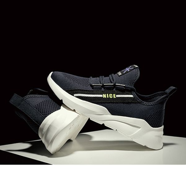 

non-brand drop shipping black blue grey low cut brown men casual shoes comfortable breathable women men shoe sports sneakers 38-45