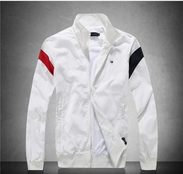 

мода новый простой личности мужчин и женщин куртки весной и осенью случайных спортивной одежды ветровка с капюшоном молния пальто 010, Black;brown