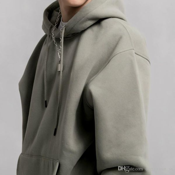 

dongguan_ss hip hop everyday hoodies fleece warm pullover eleven colors, Black