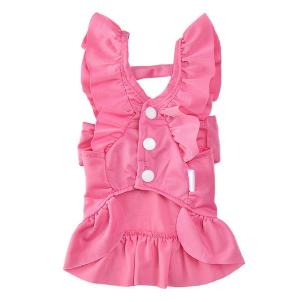 

spring summer bowknot princess dress pet clothes for chihuahua french bulldog pet sling dress for small & medium dog cat puppy