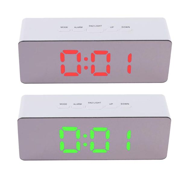 

ts-69 digital multi-function led mirror clock alarm with temperature snooze