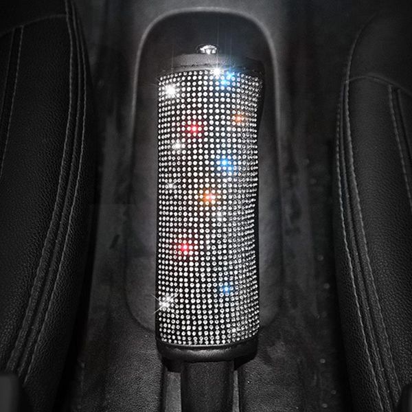 

car headrest waist support shoulder guard summer handbrake cover washable decoration supplies interior accessories full diamond