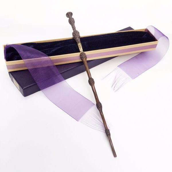 

2018 metal/iron core dumbledor the elder magic wand/ harry potter magical wand/ elegant gift box packing