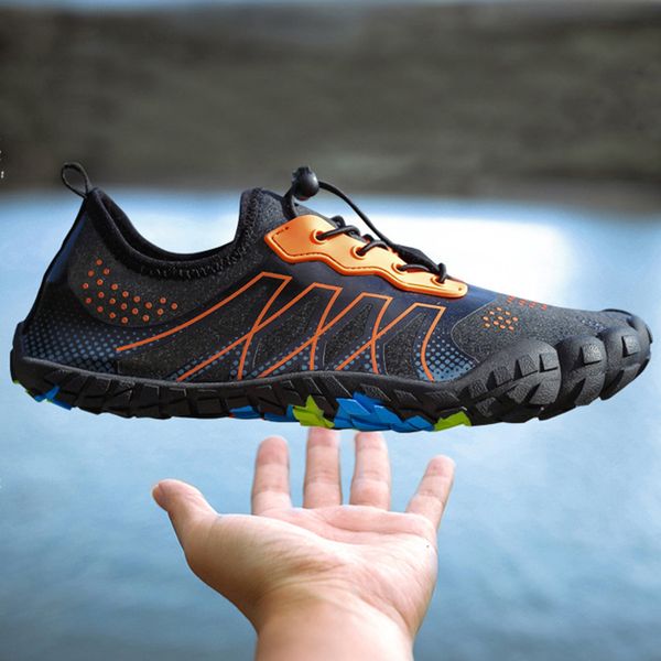 

men women hiking shoes climbing mountain non-slip amphibious shoes fishing outdoor sports sneakers quick dry light sneakers