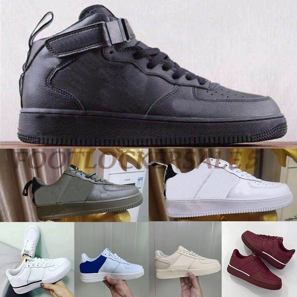 

2019 Retro Dunk 1 Running Shoes 1S One All Black Triple White Red Mens Casual Shoes Luxury Designer Womens Trainers Sport Sneakers us 5.5-11