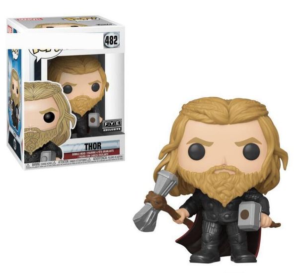 

kawaii funko pop beer belly thor toys funko pop marvel avengers 4 movie thor action figure pvc dolls toys furnishing articles gifts