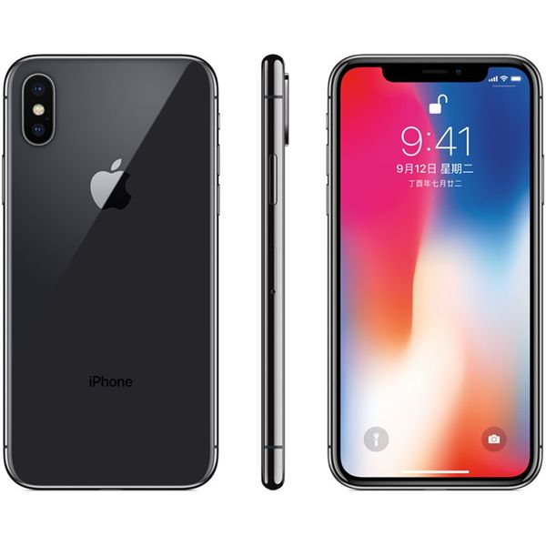 

Original apple iphone x 5 8 inch io a11 hexa core 3gb face id ram 64 256gb 12mp unlocked 4g lte iphonex martphone