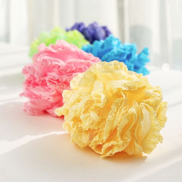 

1577 thickened lace lace ball flower foam bath belt rope can be hung bath brush