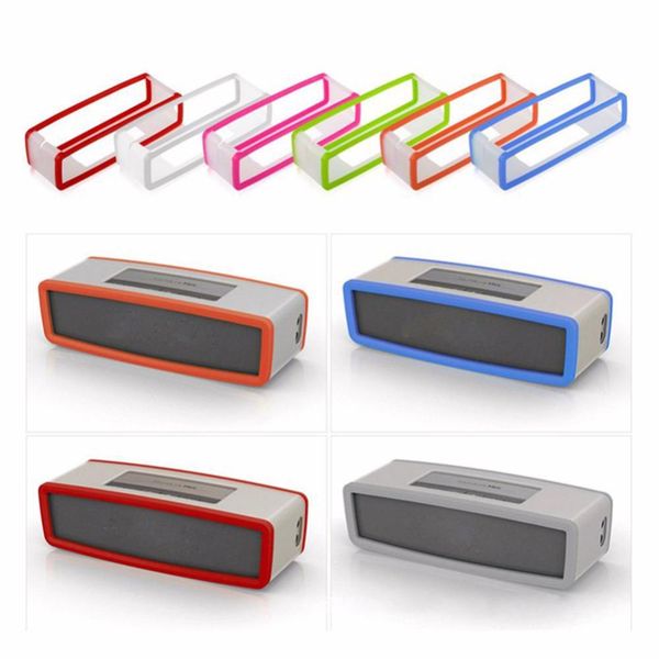 

portable silicone case for bose soundlink mini 1 2 sound link i ii bluetooth speaker protector cover skin box speakers pouch bag