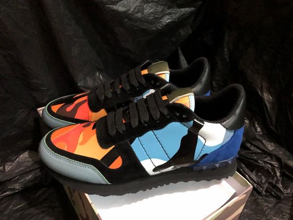 

new wholesale luxury men women designer shoes casual shoes genuine leather designer sneakers with box size 35-46 s01, Black