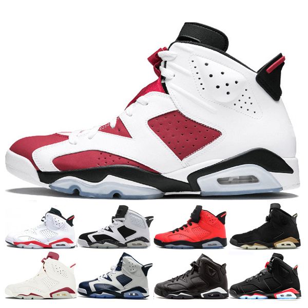 

ing 6 sneakers 6s basketball shoes for sports carmine white infared oreo angry bull dmp marron olympic black cat outdoor activity shoes