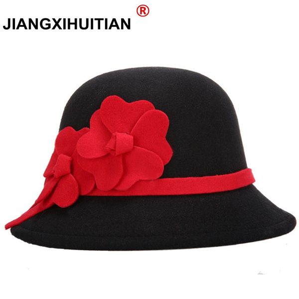 

2017 гоѬа женина зим еѬна ђѬожай веоне женин fedoras еѬов лп мода, White