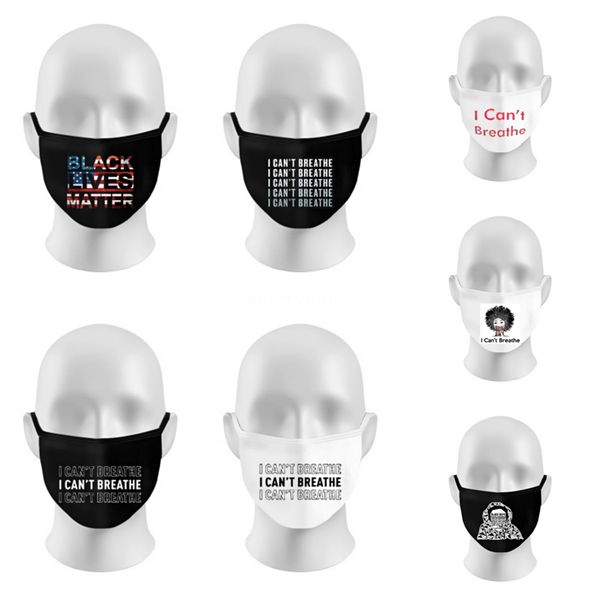 

black anti dust mask pm2.5 breathing filter valve face mouth designer letter masks reusable er anti fog haze men women #433