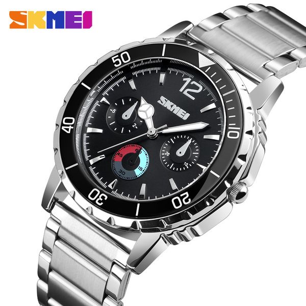 

outdoor sport watch men luxury fashion quartz wristwatch waterproof stainless steel wristband quartz watches reloj mujer, Slivery;brown