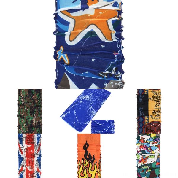 

e2s2e outdoor cycling scarf windproof uv protection bandana hiking hiking neck scarf fishing face mask magic head wrap bandana, Black