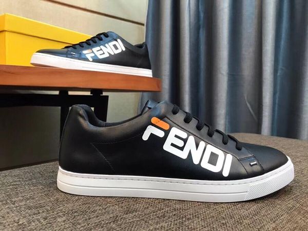 

new style high-end luxury men's casual sneakers fashion brand triple platform four seasons design leather upper uuyd, Black