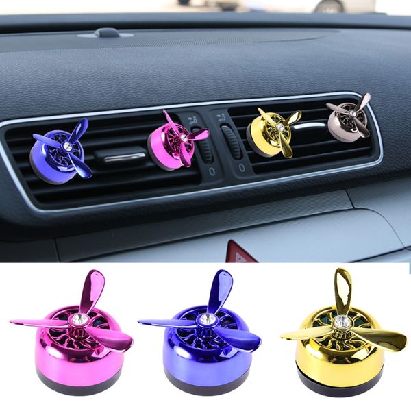 

new 3 propeller aroma car vents outlet fragrance clip air freshener