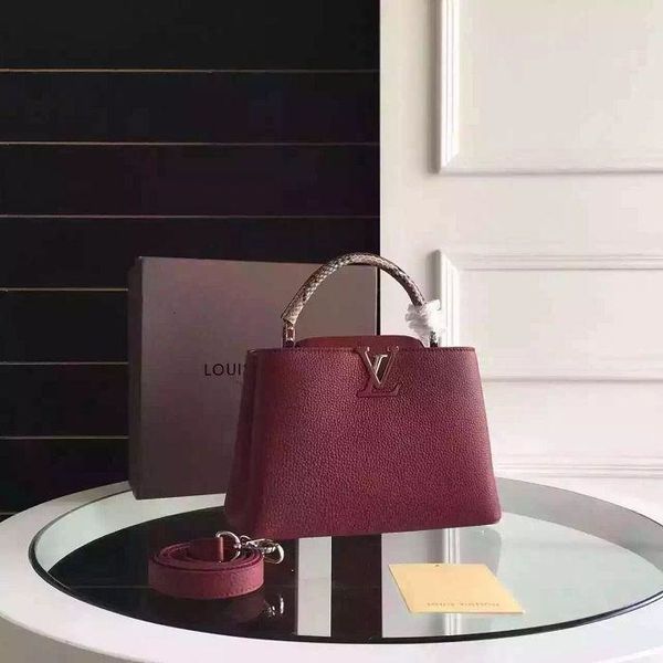 

taurillon b real leather tulle bag capucines bb handbag n90048 iconic bags shoulder bag totes cross body business messenger bags