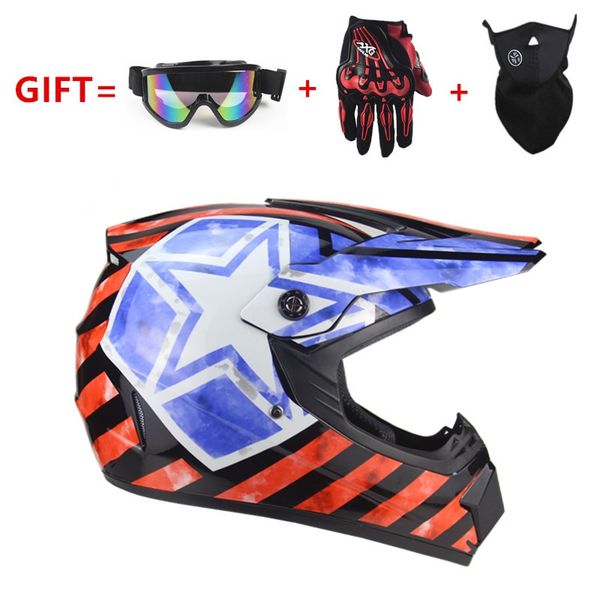 

3 motorcycle helmet battery car helmet mountain bike full dh downhill