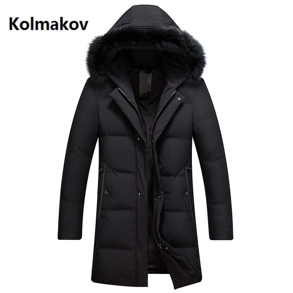 

2019 new arrival men's winter 80% white duck down hooded jackets men, hooded down jackets winter coats parkas men, Black
