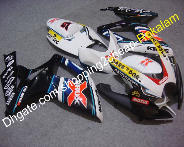 

модный мотоцикл для suzuki gsxr600 06 07 k6 2006 2007 gsxr750 gsx-r 600 750 06 07 комплект обтекателя обтекателя кузова (литье под давлением