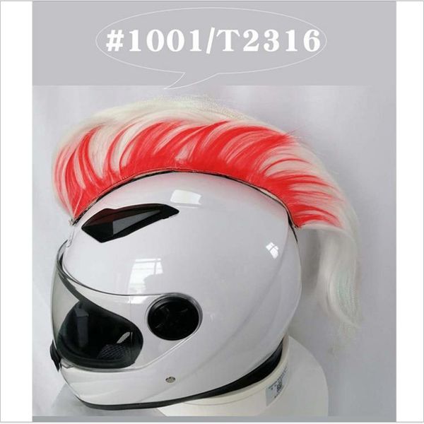 

шлем mohawk волос punk волос красочные cockscomb моделирование парик для мотоциклов лыжная сноуборде каски для партии cosplay