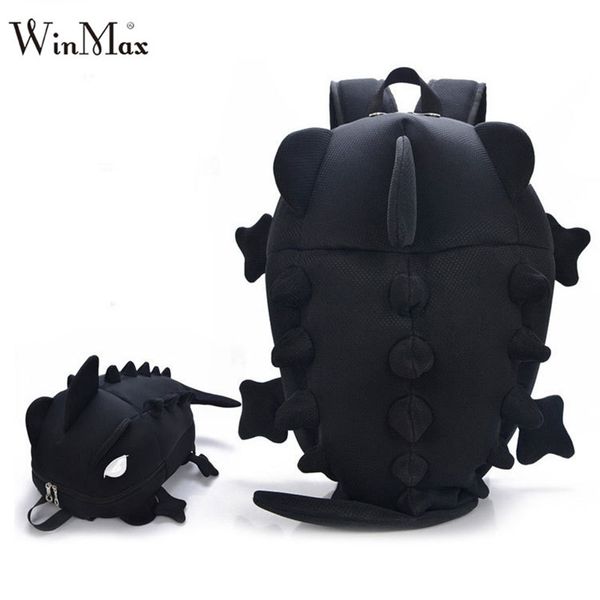 

factory outlet 2018 creative kids 3d animal backpack dinosaur shape children primary cartoon school bags teenager book schoolbag y190601