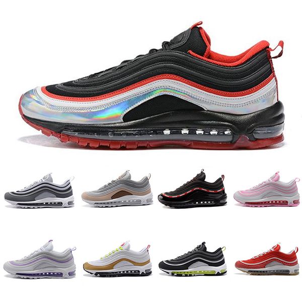 

new fashion mens running shoes cushion silver black pink sneakers womens designers trainers shoes size 36-46