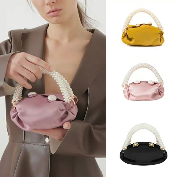 

фея ниша атласной перл сумка малого лето 2020 новой мода вскользь плечо сумка женщина кошелек и сумки sac a главная