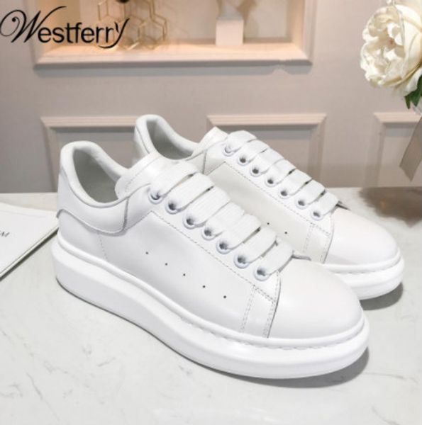 

с box chaussures мода роскошная белый черный обуви платье de luxe тапки повышение мужчины женщины повседневная обувь, Black