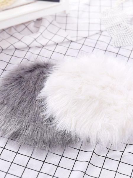 

new soft faux fur wool living room sofa carpet plush carpets bedroom cover mattress door window round rugs carpets 45cmdecor ja5