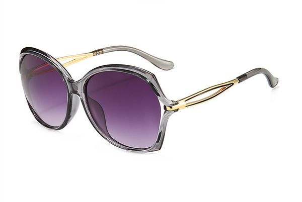 

new foreign trade rivet retro big frame sunglasses full frame uv400 eye protection toad mirror trendy fashion flow sunglasses ladies pc lens, White;black
