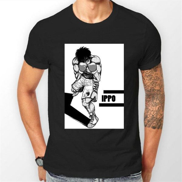 

hajime нет ippo ring бокс аниме унисекс tshirt t-shirt tee top quality tee shirt, White;black