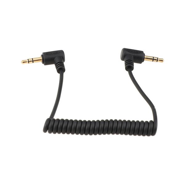 

camvate right-angle 3.5mm trs coiled cable item code: c2400