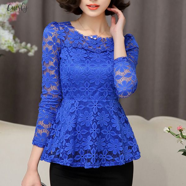 

spring new blusas 2020 black white blouse women slim long sleeve shirt female vintage ruffle chemise femme 817c5