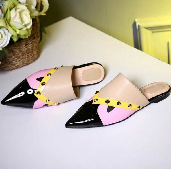 

new sandals designer fashion with luxury women's shoes leather upper factory direct (with box, Black