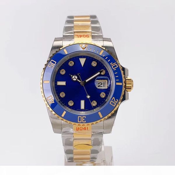 

montre de luxe циферблат инкрустирован бриллиантами mosan 904l диаметром 40 мм 2836 3135 дизайн автоматические механические часы движение, Slivery;brown