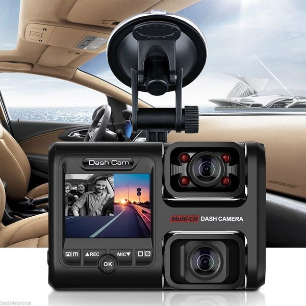 

2 inch dash camera car dvr dual lens infrared night vision wifi g-sensor hd 1080p front and rear built-in car camera