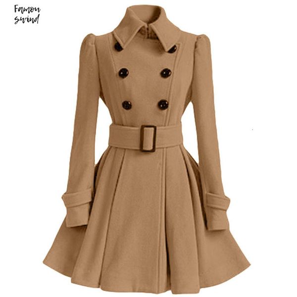 

зима осень mujer куртка женщина мода broadcloth тонкой винтажные двубортные женщины элегантное длинное теплое красный blazer женщина пальто, Black