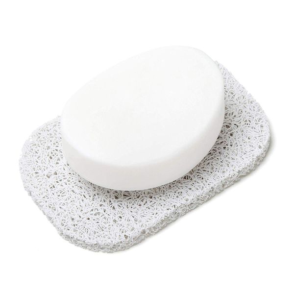 

creative draining non-slip pvc soap mat keep dry mildew-proof soap pad eco-friendly soap saver tray bathroom gadgets