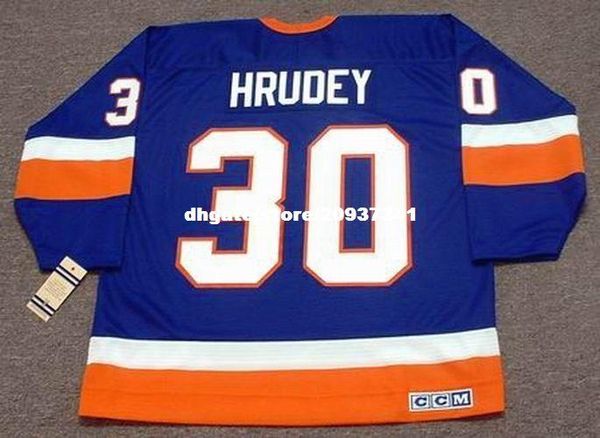 

wholesale mens kelly hrudey new york islanders 1988 ccm vintage retro hockey jersey, Black;red