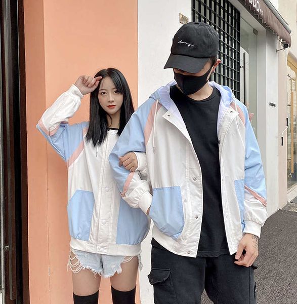

mens womens designer jacket with hooded 2020 new s/s brand hoodie jackets casual men and women couple coat 2 colors yf203174, Black;brown